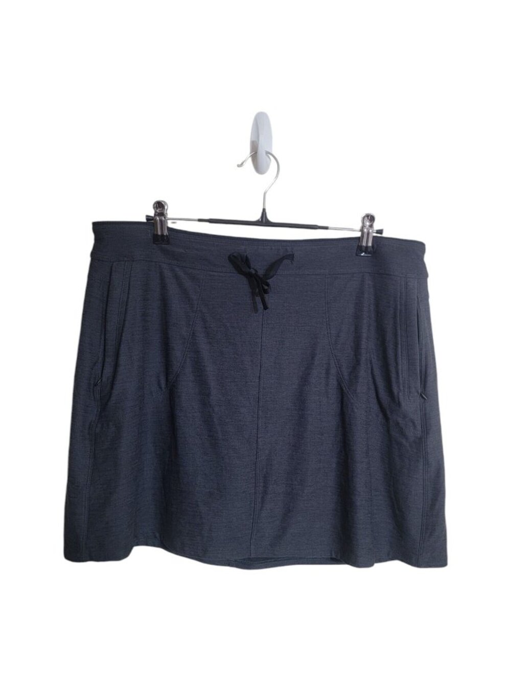 Kuhl Skirt Women L Revivr Skort heather gray Gorpcore Tennis Preppy Golf Outdoor